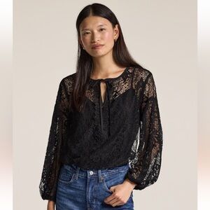 Old Navy X Anna Sui Lace Applique Top
